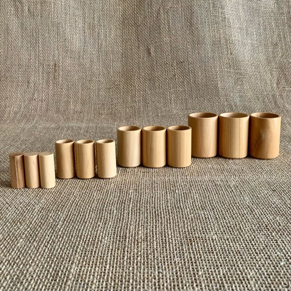 BLUE ORANGE GAMES GOBBLET All Wood Tic Tac Toe Stacking Game Award Winning - Picture 13 of 15